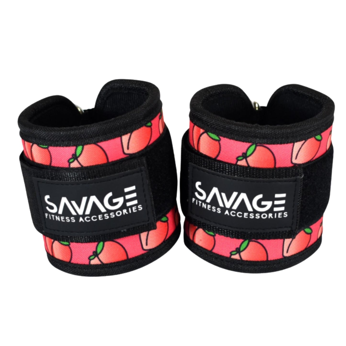 Savage Fitness - Ankle Straps - Training Accessories - Peach Pattern - The Cave Gym