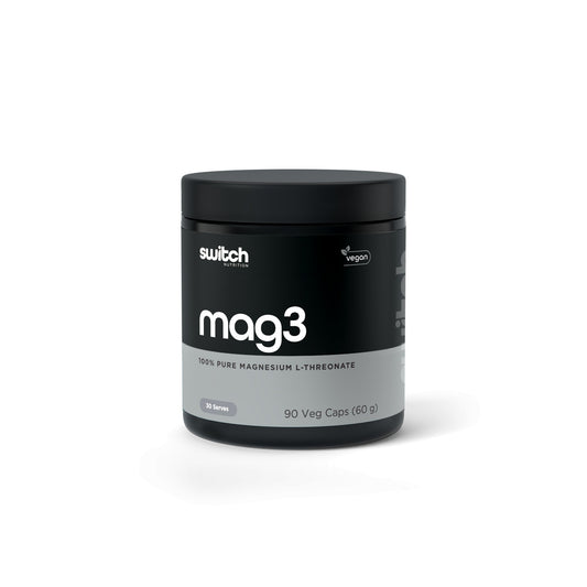 Switch Nutrition - Magnesium L-Threonate - Supplements - 90 Capsules - The Cave Gym
