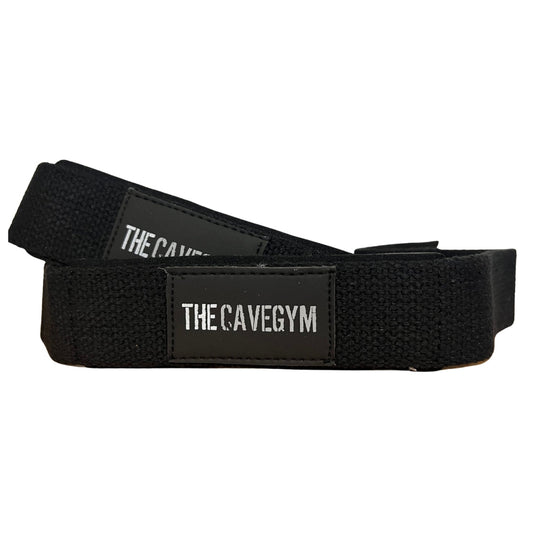 The Cave Gym - Single Tail Lifting Straps Black - Training Accessories - The Cave Gym