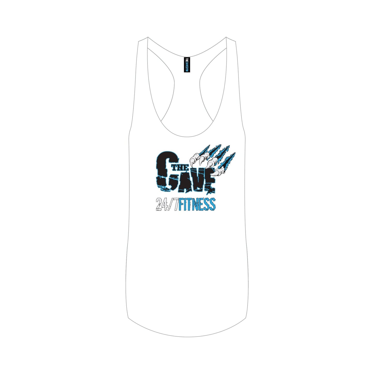 The Cave Gym - Stringer Singlet - Merchandise - White - The Cave Gym