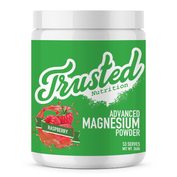 Trusted Nutrition - Advanced Magnesium Powder 240g - Supplements - Raspberry - The Cave Gym