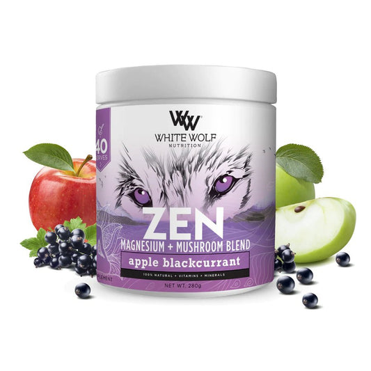 White Wolf - Zen Magnesium & Mushroom Blend - Supplements - Apple Blackcurrant - The Cave Gym